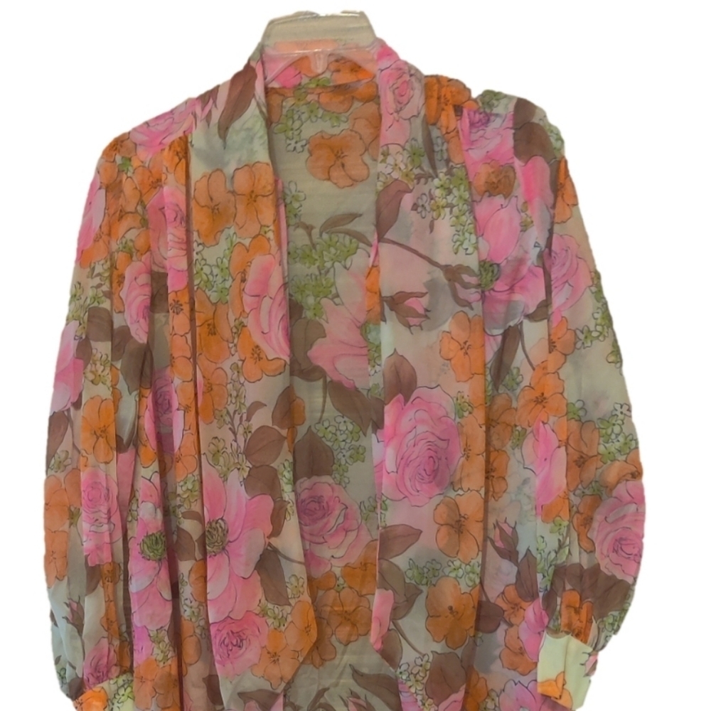Vintage Maxi Dress with Jacket Size 16 - Picture 5 of 8